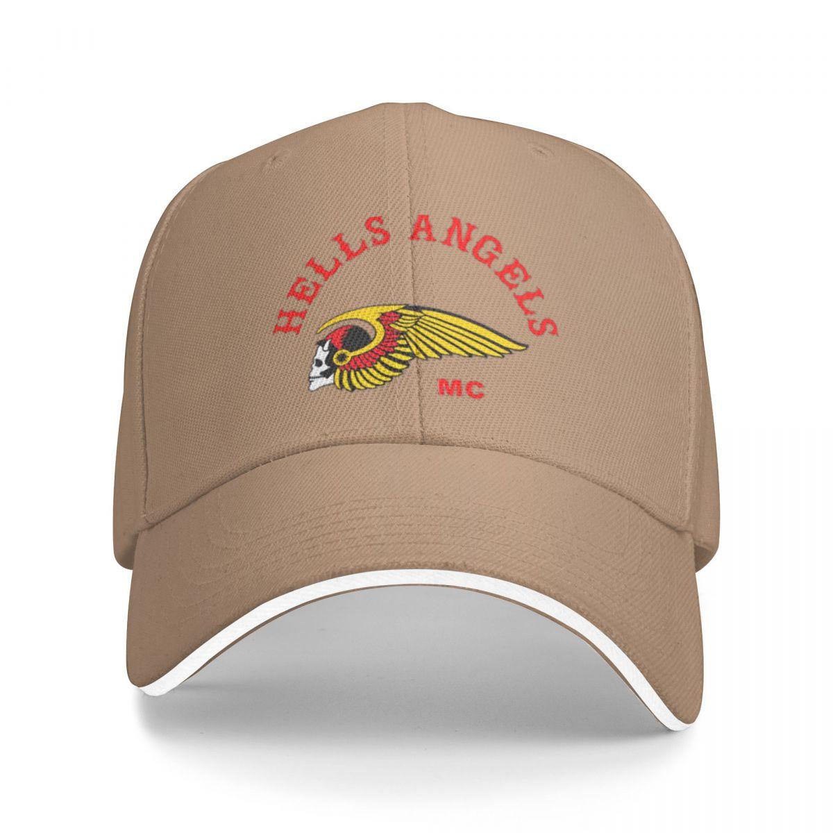 

Бейсбольные кепки для мотоциклетного клуба Hell Angel, ретро шляпа Snapback, стиль унисекс, повседневные гольфы One Size