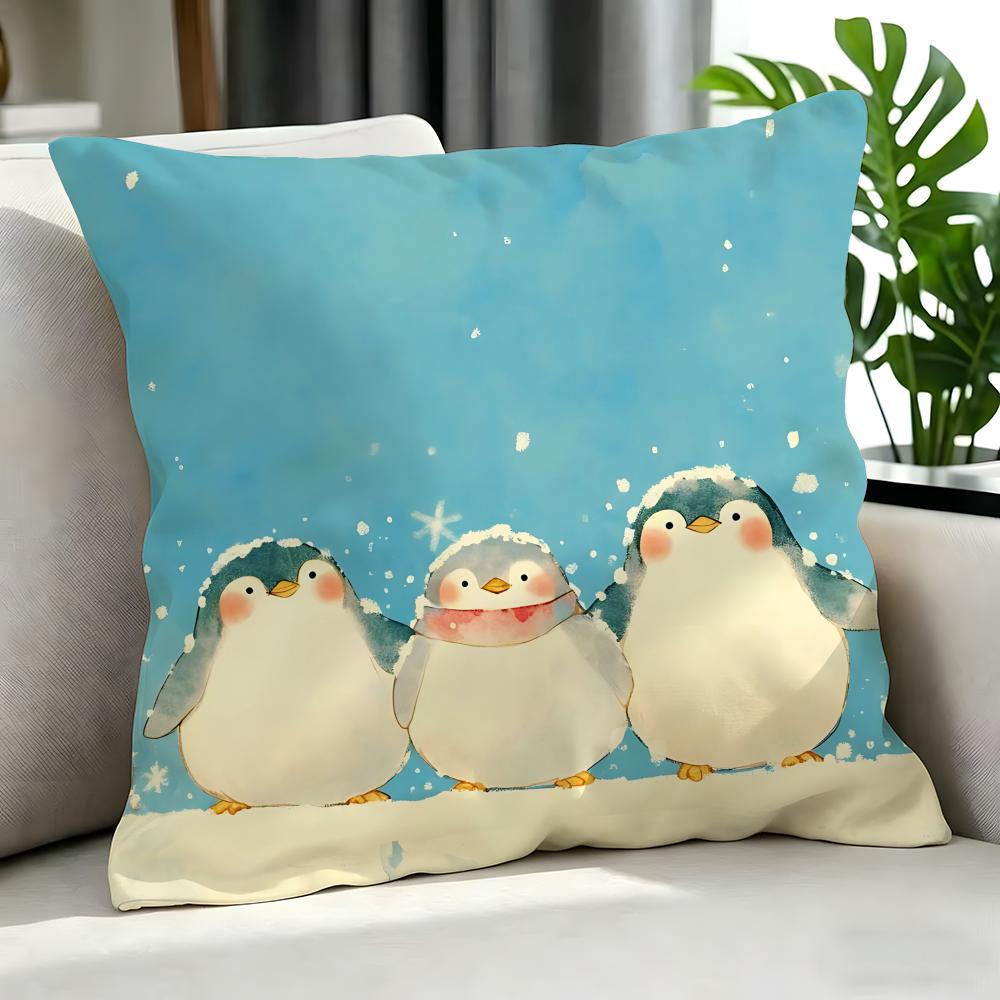 Animal PPenguin Cushion Cover Cushion Cover Set Pcs x x x Pillowcase Decorative Sofa Home Decor