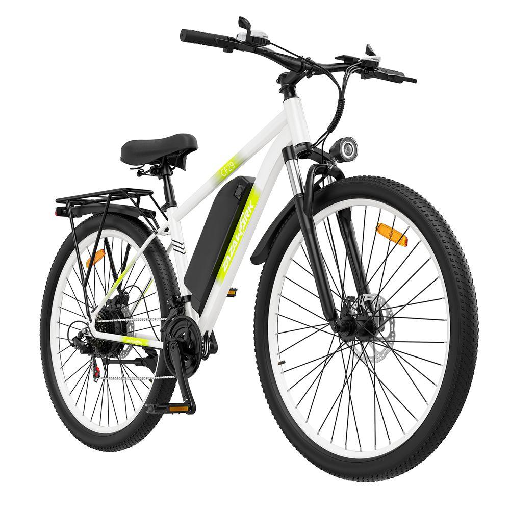Zazawork CF29 Elektrofahrrad 250W Motor 29"x2.1" Reifen Stadtelektrofahrrad 21 Gänge Doppelscheibenbremsen 48V 15Ah LED-Anzeige Höchstgeschwindigkeit 35 km/h