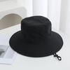 Sunshade Bucket Hat, Foldable Quick Dry Western Style Hat, Lightweight Breathable Sun Protection Hat for Hiking Fishing Camping Travel