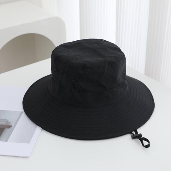 Sunshade Bucket Hat, Foldable Quick Dry Western Style Hat, Lightweight Breathable Sun Protection Hat for Hiking Fishing Camping Travel