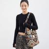 FLUIT STUDIO Nordic Geometric Sherpa Shoulder Bag With Laptop Storage