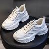 Sneakers women's spring 2025 new thick-soled heightening casual shoes running versatile single shoes flat-soled shallow women's shoes