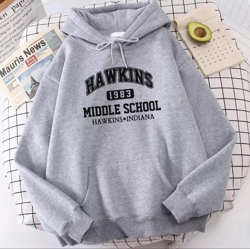 2023 Unisex Plus Velvet Hooded Sweatshirt for Autumn-Winter: Loose Fit, Ideal for Couples