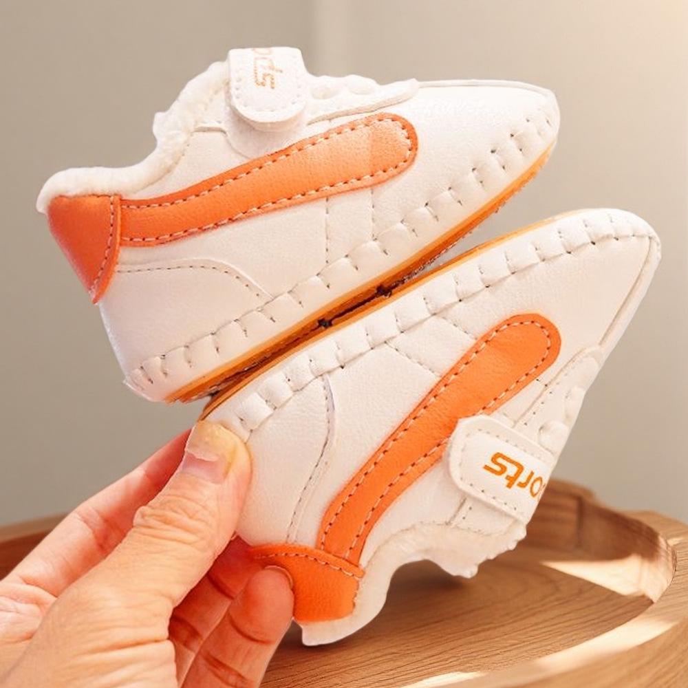 Toddler Winter Shoes: Velvet-Lined, Anti-Drop, Non-Slip, Soft Sole Shoes for 0-1 Year Olds