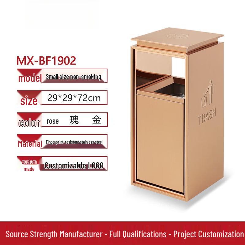 

JPHZNB Standing Stainless Steel Trash Can