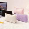 New Corduroy Makeup Bag with Large Capacity for Cosmetics, Makeup Brushes, And Stationery Storage