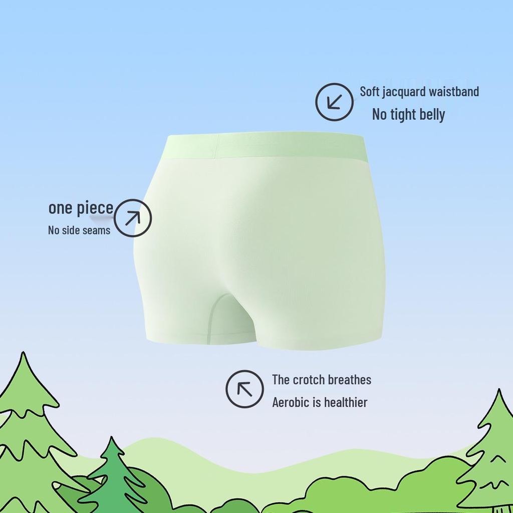 Modal Teen Underwear: A-Class Antibacterial, Skin-Friendly, Breathable Boxer Briefs for Puberty.