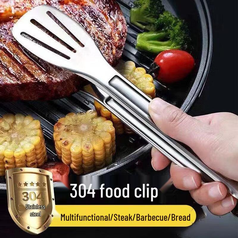 ZISIZ 304 Stainless Steel Food Tongs