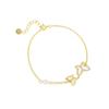 Fashion Jewelry Micro Inlaid Zircon Chain Bracelet for Women 925 Sterling Silver Versatile butterfly Heart Bracelet Jewelry
