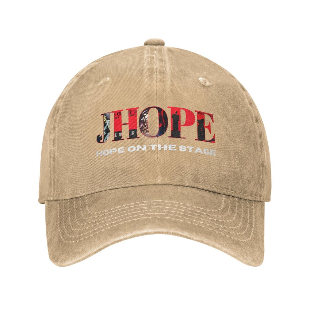 J-hope Hope On The Stage Flower Stage Singer Printed Cap Men Women Cotton Trucker Hat Lerisure Headwear Baseball Cap Adjustable