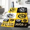 Name Individuell BSC Young Boys Druck Flanelldecke Hohe Qualität Warm Bequem Decke für Alle Jahreszeiten Perfekt für Geschenke Heimdeko