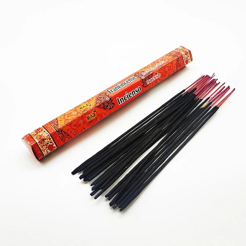 

F 1 коробка ароматических палочек с белым шалфеем для медитации, сандалового дерева, лаванды, индийского аромата, благовоний с шалфеем, аромата свежего воздуха, ароматерапии Frankincense