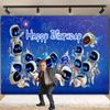 Cartoon ROBOTS Child Birthday Party Decoration Supplies Cup Plate Balloon Tablecloth Banner Photography Background Prop Kid Gift