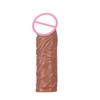 Penis  Reusable Delayed Ejaculation Condom For Men Adult Sex Toys Man Double Vibrator Penis Sleeve Cock Enlargement