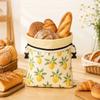 Lock Closure Bread Storage Bag Cotton Beeswax Coated Bags New Beeswax Bread Bags  Kitchen Use