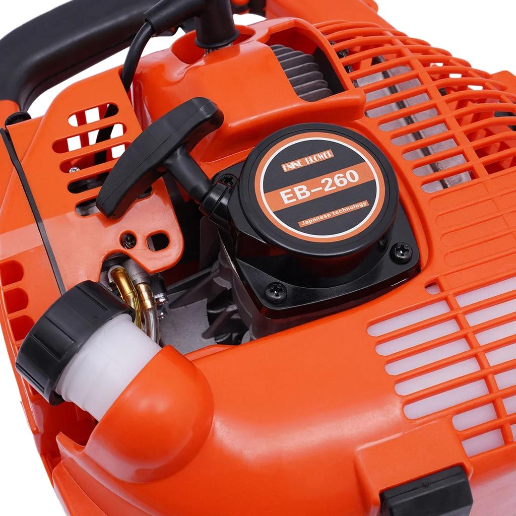 2-Stroke Handheld Leaf Blower,25.4CC Single-Cylinder Pull-Start Gas Engine for Leaf Blowing,Snow Clearing&Lawn Sweeping,7000 RPM