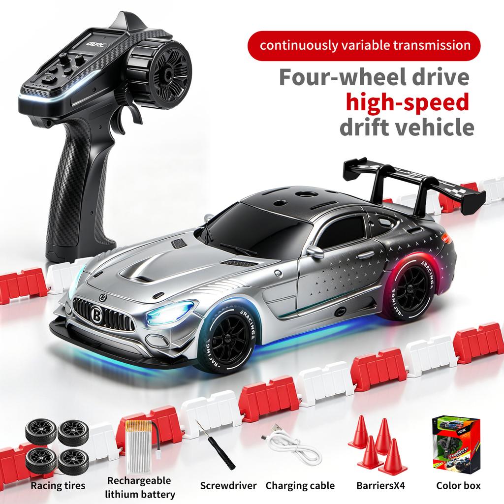 4DRC 1/43 4WD RC Drift Car 2.4GHz High Speed Remote Control Racing Car Desktop Mini Cars Cars for Boys Kids Toy Birthday Gift H6