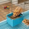 Wall Mount Bunny Hay Feeder Detachable Hamster Hanging Bowl Practical Rabbit Hanging Feeder  Travel