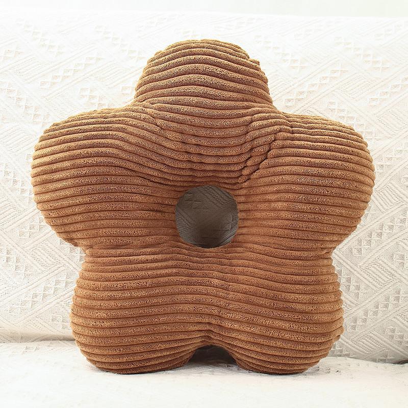 Flower U Cloud Shaped Plush Pillow Toy Cushion For Home Lounge Comfort Gift