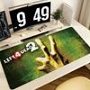 Left 4 Dead 2 Mouse Pad Pro ESports Gaming Mousepad Extra Large NonSlip Stitched Edge Keyboard Laptop Desk Mat For Pc Gamer