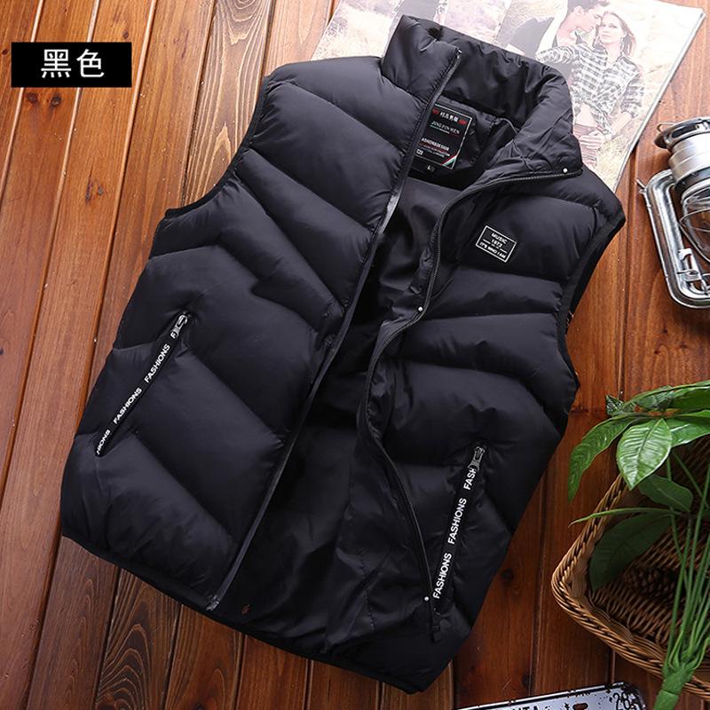 Men's Feather Rong Cotton Vest Men's Warm Vest Men's Casual Couple Vest Jacket Direct Supply