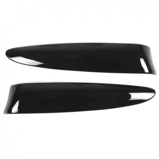 Glossy Black ABS Front Bumper Upper Grill Moulding Strip Trim For Fiat 500 16-24