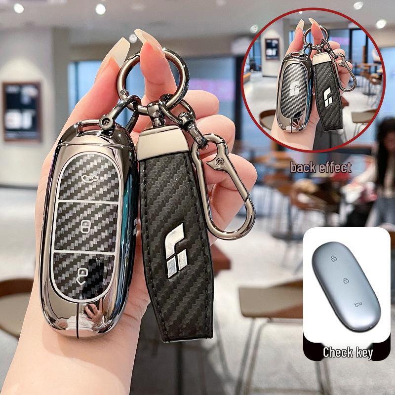 Li Auto L9/L8/L7/L6/One Key Case Shell for 2024 Model – Unisex Lock Keyring