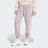 New Adidas Essential Loose Fit Pants Knitted Sweatpants Women's Gray Purple IR6067