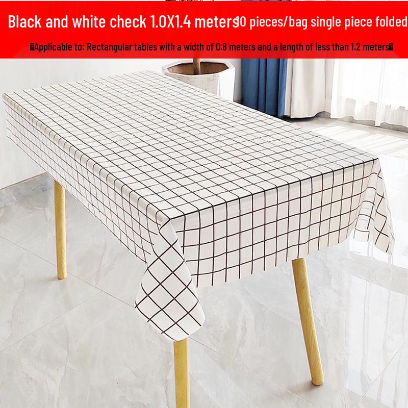 Waterproof Floral Print Tablecloth - Fresh, Rectangular Disposable Cover for Kindergarten Parties