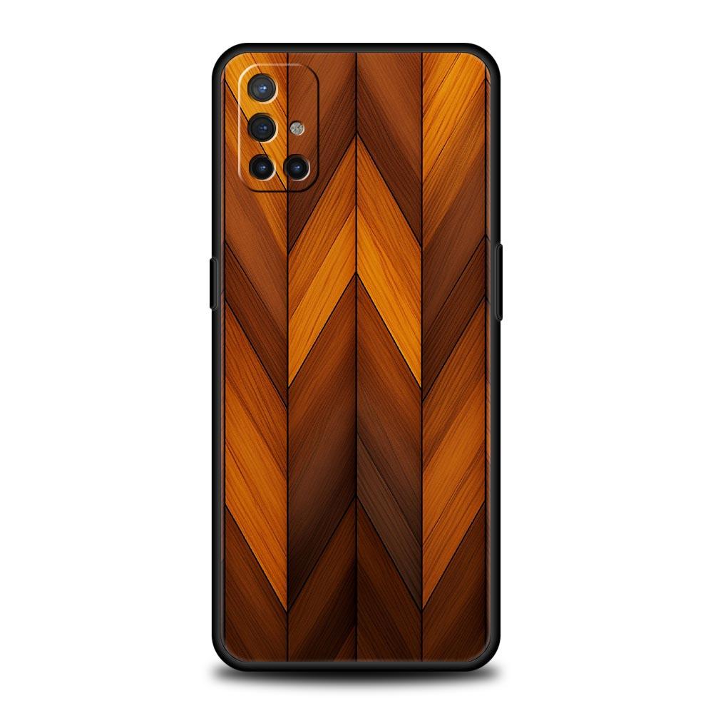 Phone Case For Oneplus 13R 13 12 10T 11 R10 Nord N100 N200 N10 9 9R CE 2 3 Z Pro Lite Soft TPU Cover Luxury Vintage Wood Grain