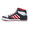 Adidas Neo Avenger Non-Slip Breathable Mid-Top Skate Shoes Men Skate Shoes White Red Blue F38563