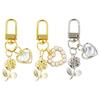 Multipurpose Heart Keychain Charm Portable Keychain Pendant Fashion Sturdy Alloy Accessory for Handbags and Backpacks