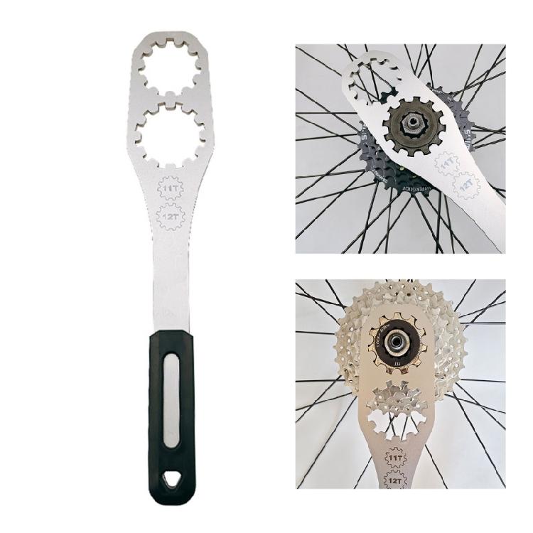 Road Bike Cassette Extractors Tool 11T/12T Flywheel Fixed Wrench Manual Removal Tool Bike Maintenance Accessories