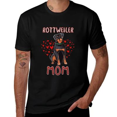 Rottweiler Mom TShirt Water Resistant Casual TShirt