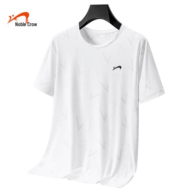 Guirenniao Unisex Ice Silk Quick-Dry Short Sleeve T-Shirt 2XL