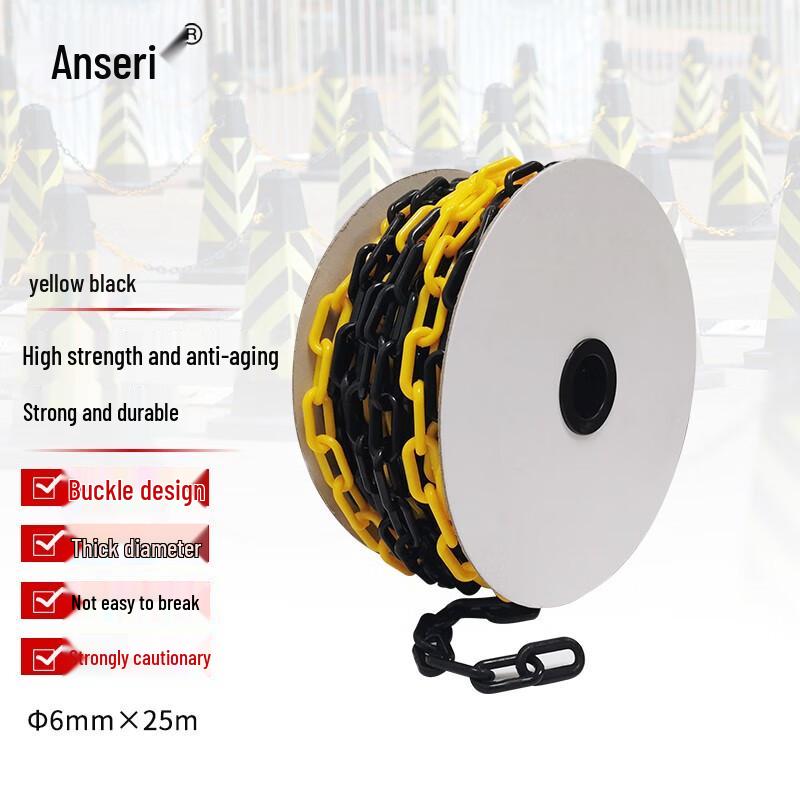Plastic Traffic Cone Warning Chain