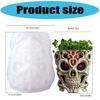 Multifunctional Skull Silicone Mold for Resin Jewelry Concrete Crafts Succulent Planters Home Decors Gift Making Project