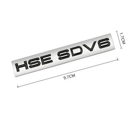 3D Metal SPORT Supercharged HSE SDV6 SDV8 LUXURY Si4 Emblem BJT4WS Car Trunk Badge Stickers For Range Rover Autobiography Discovery