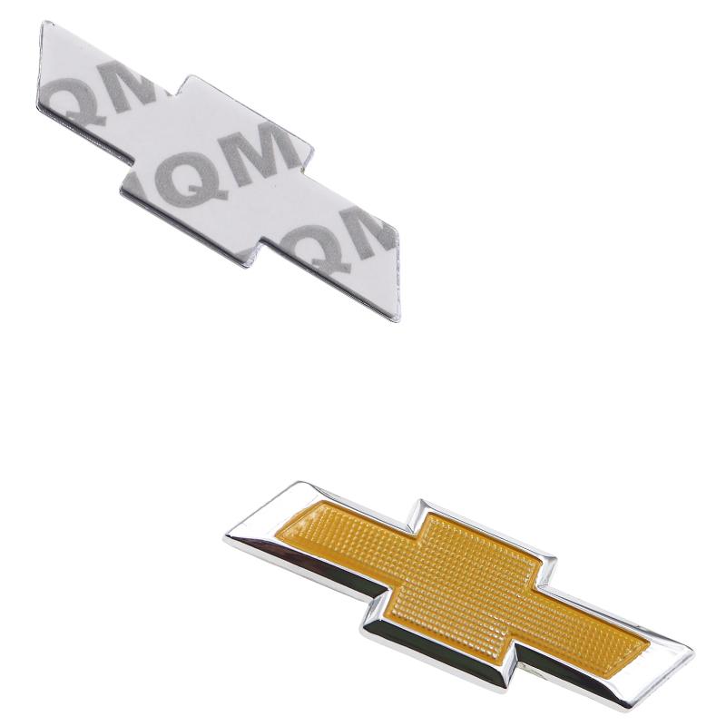 1 Stück 3D 57mm Metalllenkrad-Emblem Aufkleber Auto-Lenkrad-Aufkleber Auto-Innenraum-Emblem Autozubehör Für Chevrolet
