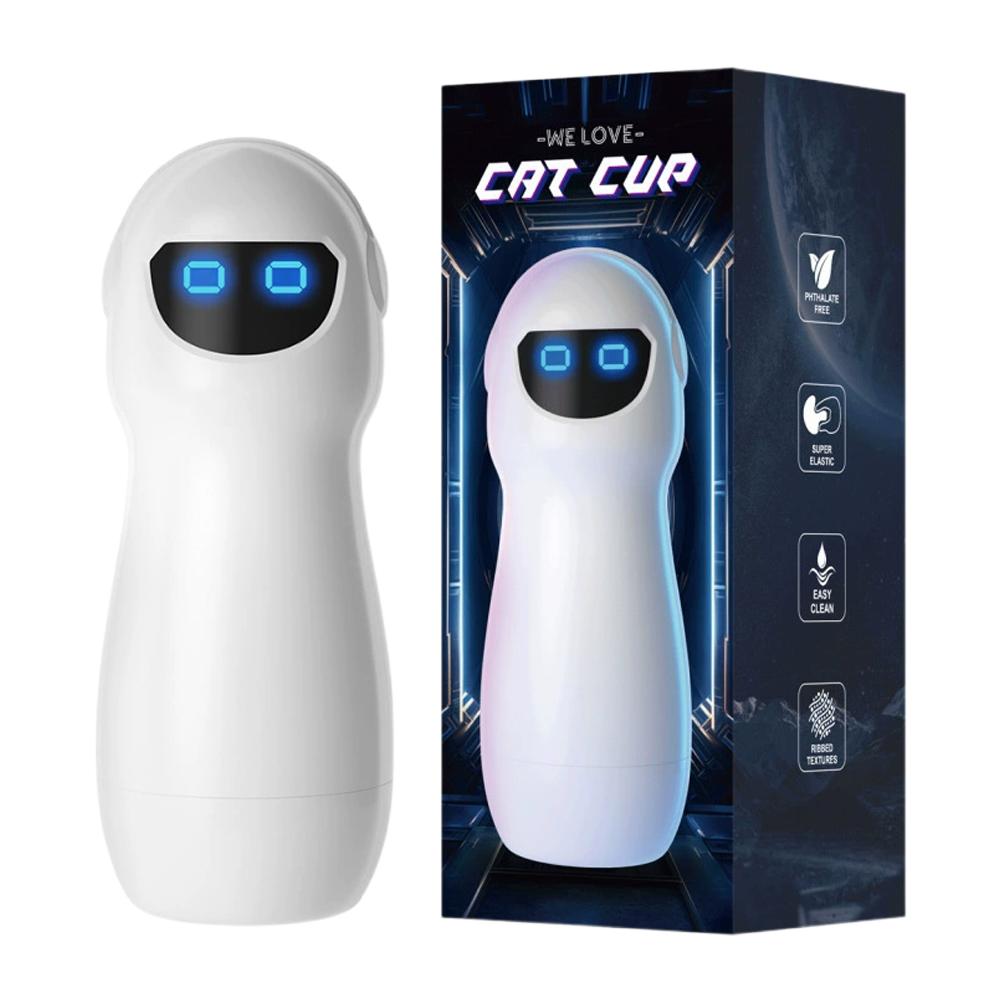 Automatic Sucking Male Masturbator Vibration Blowjob Machine Heating Pussy Penis Pump Sex Toys for Men