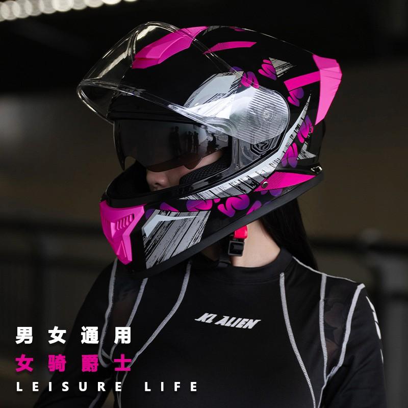 Full Face Motorcycle Helmet Men Women With Neck Warmer ABS DOT CCC Certified Scooter Electric Bike Riding