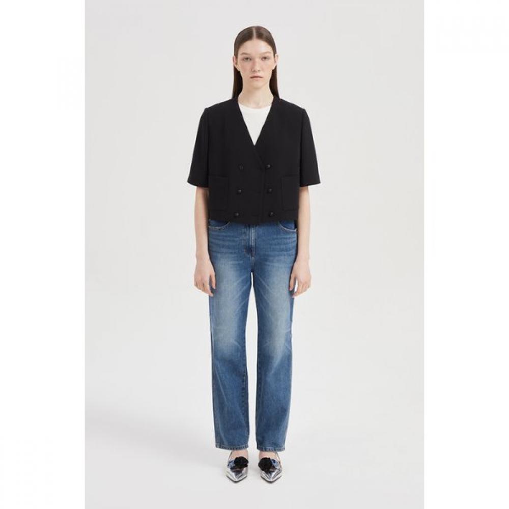 Lucky Chouette Basic No Collar Crop Jacket Lqjam25200