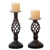 European-style American Cafe Candle Holder Wedding Candlelight Dinner Props Table Decorations Retro Candlestick Decoration