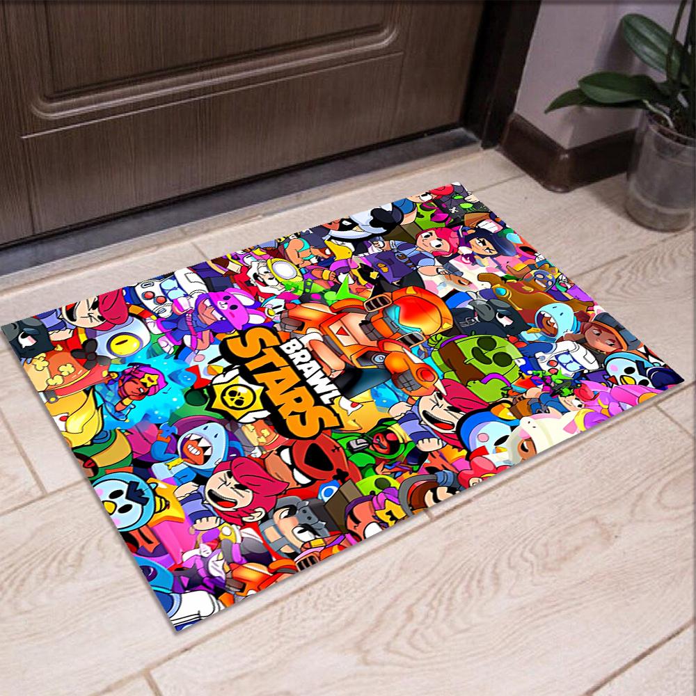 Brawl Stars Printed Carpet,Rug,for Office Chair Living Room Bedroom Kitchen Room Decor Gifts.