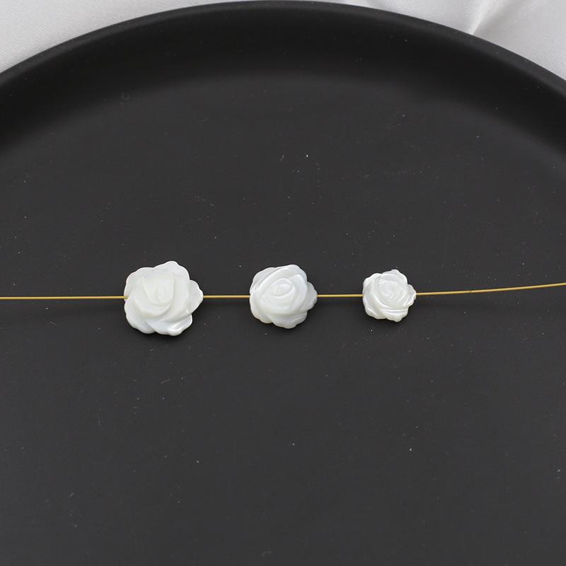 3D růžová podkova mušle přívěsek pro DIY šperky - náramky, náušnice, náhrdelníky