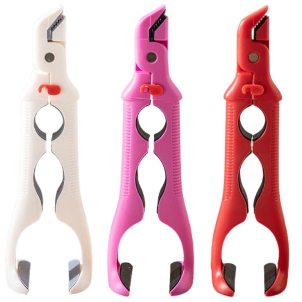 3in1 Anti-hot Bowl Plate Clips Non-Slip Hot Bowl Gripper Dish Lifter Clamp  for Dish Plate Steamer