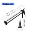 High Efficiency Caulk Guns Aluminum Tube Caulking Tool with Nozzle for Gluing Tasks Glass Adhesive, Various Applications