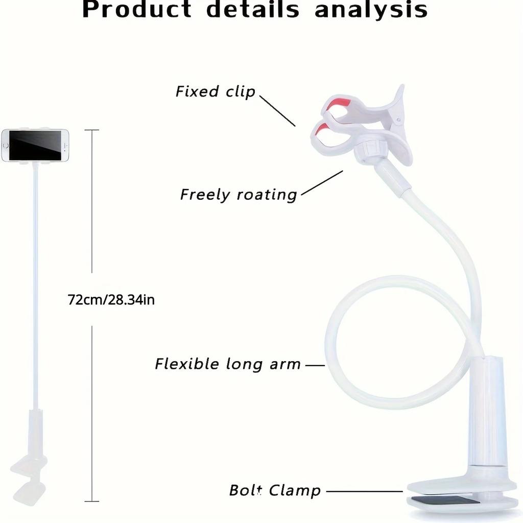 Universal Cell Phone holder Flexible Long Arm lazy Phone Stands Clamp Bed Tablet Car Mount Bracket For iPhone XS Samsung support
