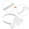 2pcs Direct Reading Retractable Tape Measure Automatic Retractable Tape  For Fitness Weight Loss